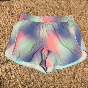 Size L multicolor active shorts NEVER WORN
